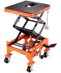 VEVOR Hydraulic Motorcycle Lift Table with Scissor Jack Stand