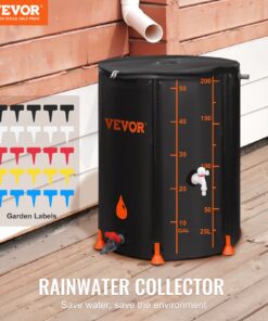 200L (53 Gallon) Large Capacity PVC Rainwater Collection System