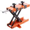 VEVOR 1100 Lb 05 Ton Motorcycle Lift Scissor Jack with Non slip Saddles and Adjustable Height 37 157 Inches 95 400 mm for Easy Maintenance