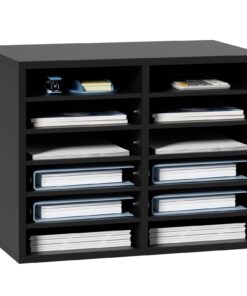 VEVOR Wood Literature Organizer 52x30x41 cm (20.4x12x16.1 in)