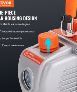 Single Stage Vacuum Pump with 250ml Oil Bottle for Wood Stabilization and Resin Degassing