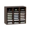 VEVOR 24 Compartment Wood Literature Organizer 74x30x62 cm 29x12x244 in
