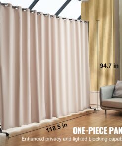 2.43 m x 3.05 m (8 ft x 10 ft) Khaki Privacy Screen