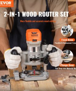 2-In-1 Plunge & Fixed Base