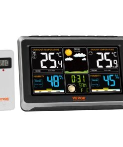 VEVOR 7-in-1 Wireless Weather Station with 19 cm (7.5 in) Color Display