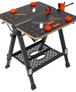 VEVOR 2-in-1 Folding Workbench & Sawhorse