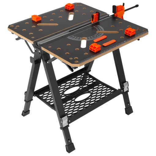 VEVOR 2 in 1 Folding Workbench Sawhorse