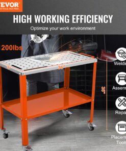 544 kg Load Capacity Portable Workbench with Wheels