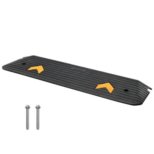 VEVOR Upgraded Rubber Threshold Ramp with 1 Inch 25 cm Rise