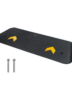 VEVOR Upgraded Rubber Threshold Ramp with Channel