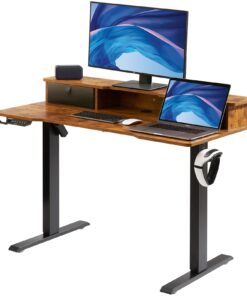 VEVOR Electric Height Adjustable Desk with Drawers