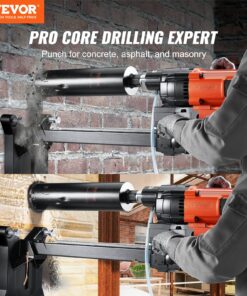 10-inch (26 cm) Wet Drilling Capacity