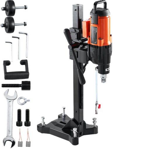 VEVOR 3200W Diamond Core Drill Machine with Stand and Casters