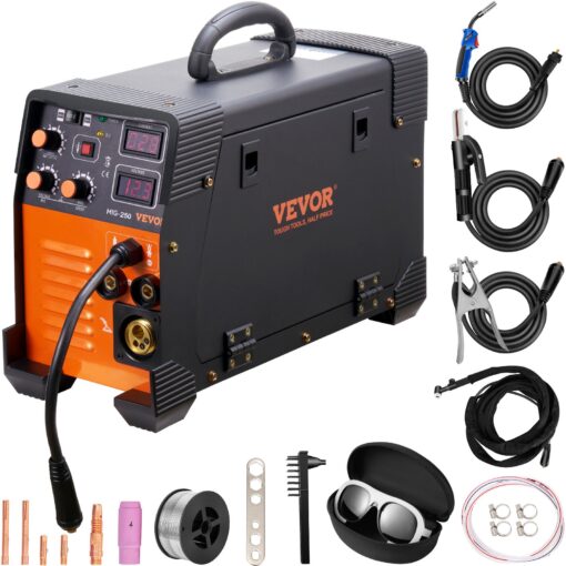 VEVOR MIG Welder 250A 3 in 1 Multi Process Welding Machine with IGBT Inverter