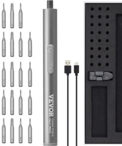 VEVOR 4V Mini Electric Screwdriver Set with 26 Magnetic Bits