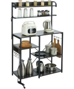 VEVOR 7-Tier Industrial Kitchen Baker's Rack with Power Outlet