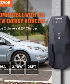 16A 3,7 кВт с кабелем 8,5 м (28 футов)