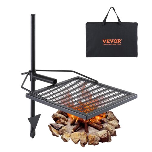 VEVOR Swivel Campfire Grill Heavy Duty Steel