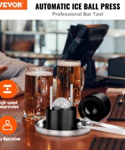 Aircraft Aluminum Alloy Ice Sphere Maker with Tong and Drip Tray