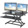 VEVOR 36 Inch 91 cm Adjustable Two Tier Standing Desk Converter