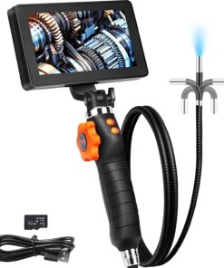 VEVOR 180° Articulating Borescope Inspection Camera with 6.4mm Lens