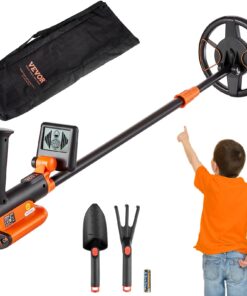 VEVOR Kids Metal Detector with 6 Inch (15.24 cm) Waterproof Search Coil