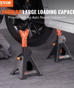 600 lbs) Capacity Adjustable Jack Stands