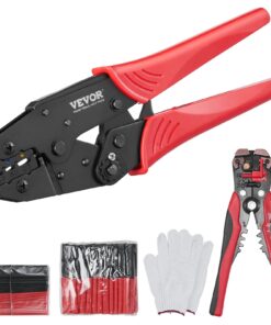 VEVOR Ratcheting Crimping Tool Set with Ergonomic Handle