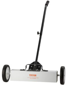 VEVOR 20kg/45lbs Rolling Magnetic Sweeper with Wheels and Telescoping Handle