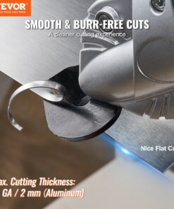 Cuts Up to 2 mm (14 GA) Aluminum