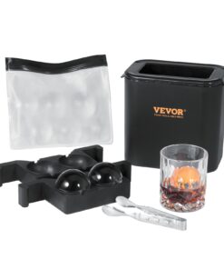 VEVOR Crystal Clear Ice Ball Maker Kit with 6 cm / 2.36 inch Sphere Mold