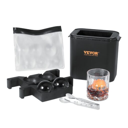 VEVOR Crystal Clear Ice Ball Maker Kit with 6 cm 236 inch Sphere Mold