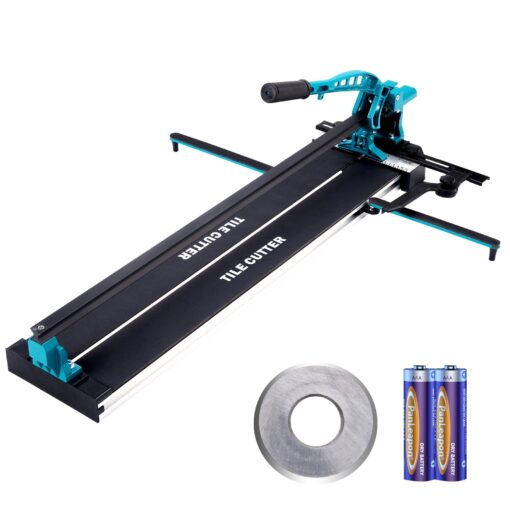 VEVOR 800mm 32 inch Manual Tile Cutter for Porcelain and Ceramic Tiles with Tungsten Carbide Wheel and Infrared Positioning