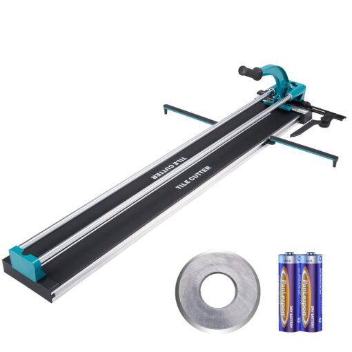 VEVOR 1200mm 48 Inch Manual Tile Cutter for Ceramics and Porcelain with Tungsten Carbide Wheel and Infrared Positioning