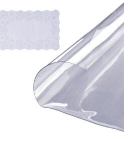 VEVOR 1068 mm (42 inch) Round Clear PVC Table Cover Protector