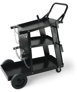 VEVOR 3-Tier Heavy Duty Welding Cart with 181 kg (400 lbs) Capacity