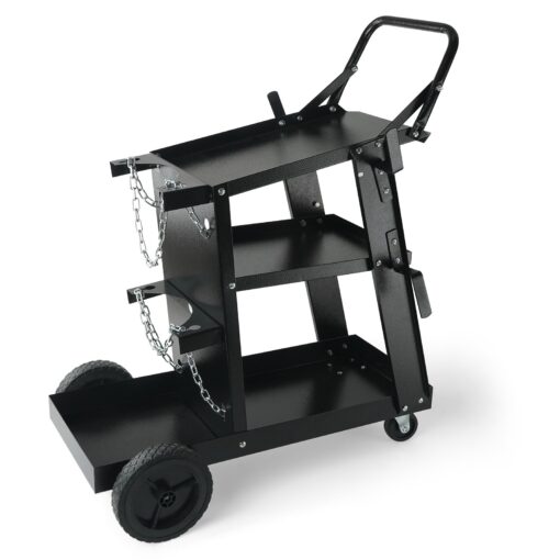 VEVOR 3 Tier Heavy Duty Welding Cart with 181 kg 400 lbs Capacity