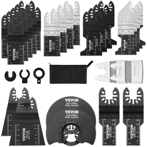 VEVOR 30 Piece Oscillating Multitool Blade Kit Compatible with Dewalt