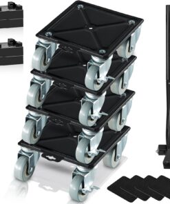 VEVOR Heavy-Duty Furniture Dolly Set with 360° Swivel Wheels
