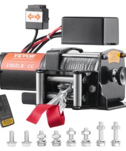 VEVOR 12V Electric Winch 1360 kg (3000 lb) Load Capacity