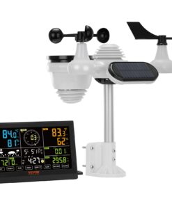 VEVOR 7-in-1 Wireless Weather Station with 19 cm (7.5 in) Large Color Display