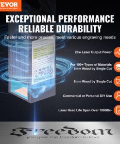 400x400mm Engraving Area