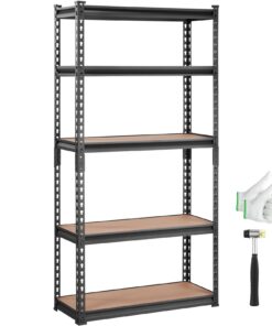 VEVOR 5-Tier Adjustable Metal Shelving Unit