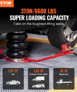 Pneumatic Jack with Long Handles for Cars and SUVs