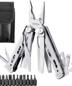 VEVOR 17-in-1 Stainless Steel Multitool Pliers with Safety Lock