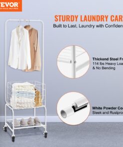 Корзина большой вместимости с мощными фиксирующими колесами