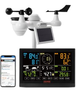 VEVOR Wi-Fi Weather Station with 19 cm (7.5 in) Color Display