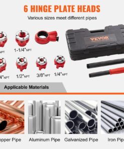 6.4mm (1/4") to 31.75mm (1-1/4")