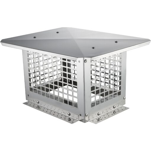 VEVOR 304 Stainless Steel Chimney Cap 3302 x 2286mm 13 x 9 in