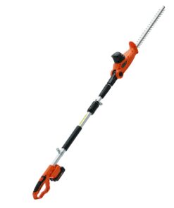 VEVOR 20V Cordless Telescoping Hedge Trimmer with 18-inch (45 cm) Blade and Adjustable Height 74-94 inch (188-239 cm)